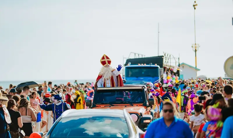Chegada do Sinterklaas em Aruba