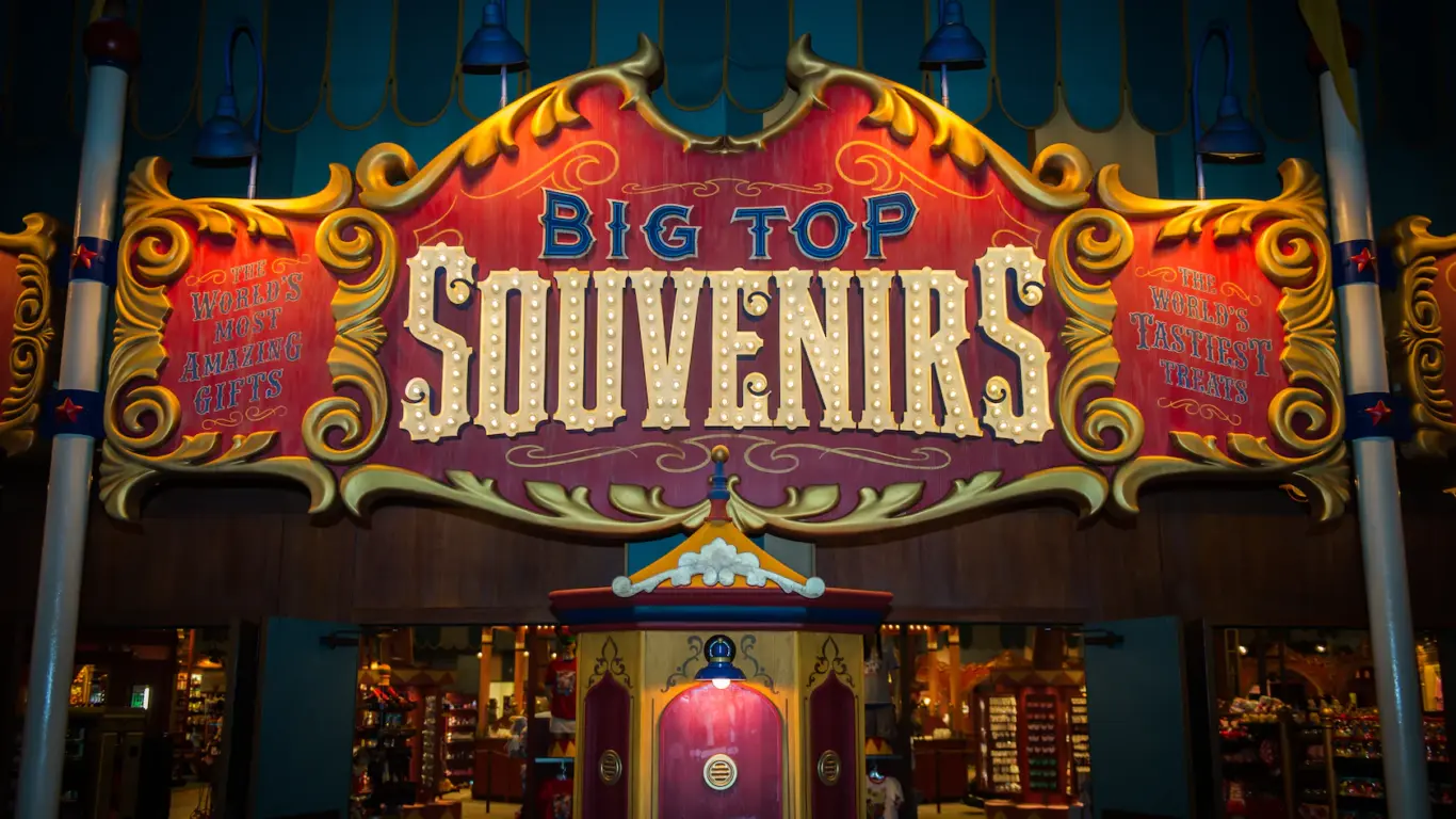 Big Top Souvenirs no Disney Magic Kingdom