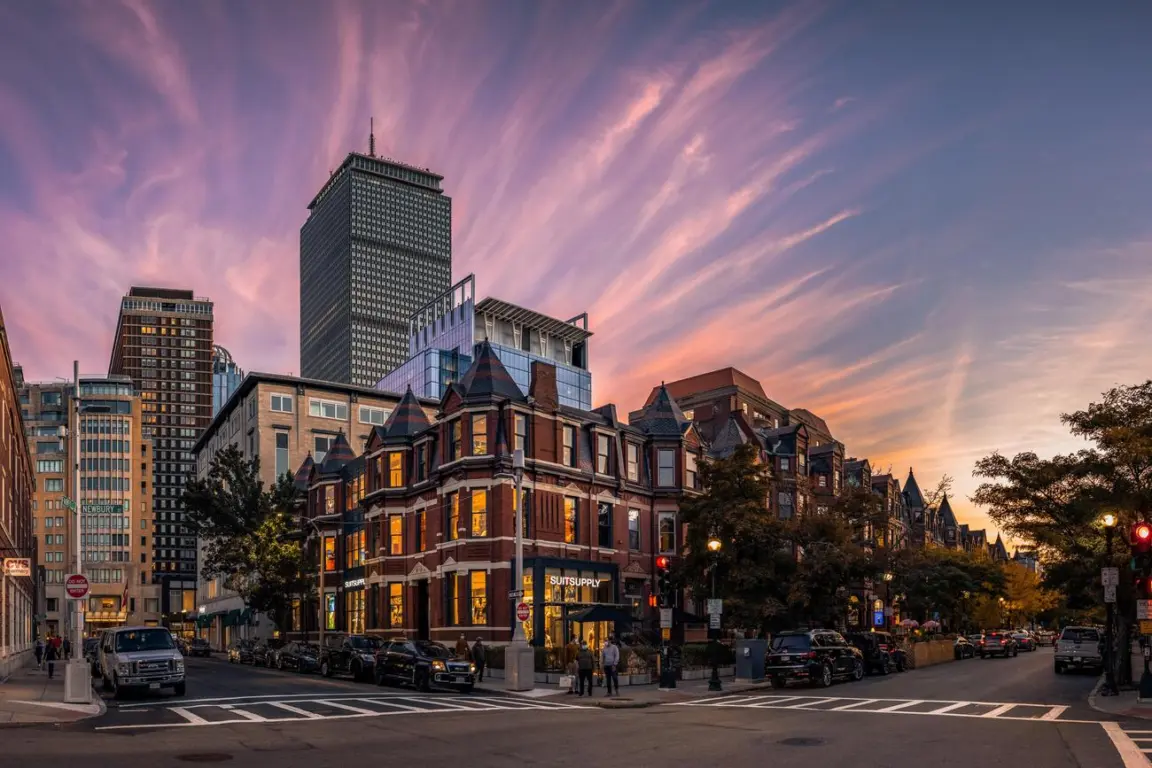 Newbury Street em Boston
