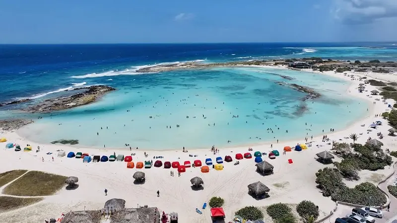 Baby Beach em Aruba Baby Beach em Aruba