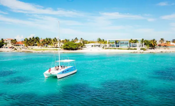 Ingresso para o passeio de catamarã pela Costa de Aruba