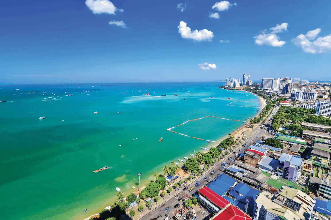 Praia Jomtien Beach em Pattaya
