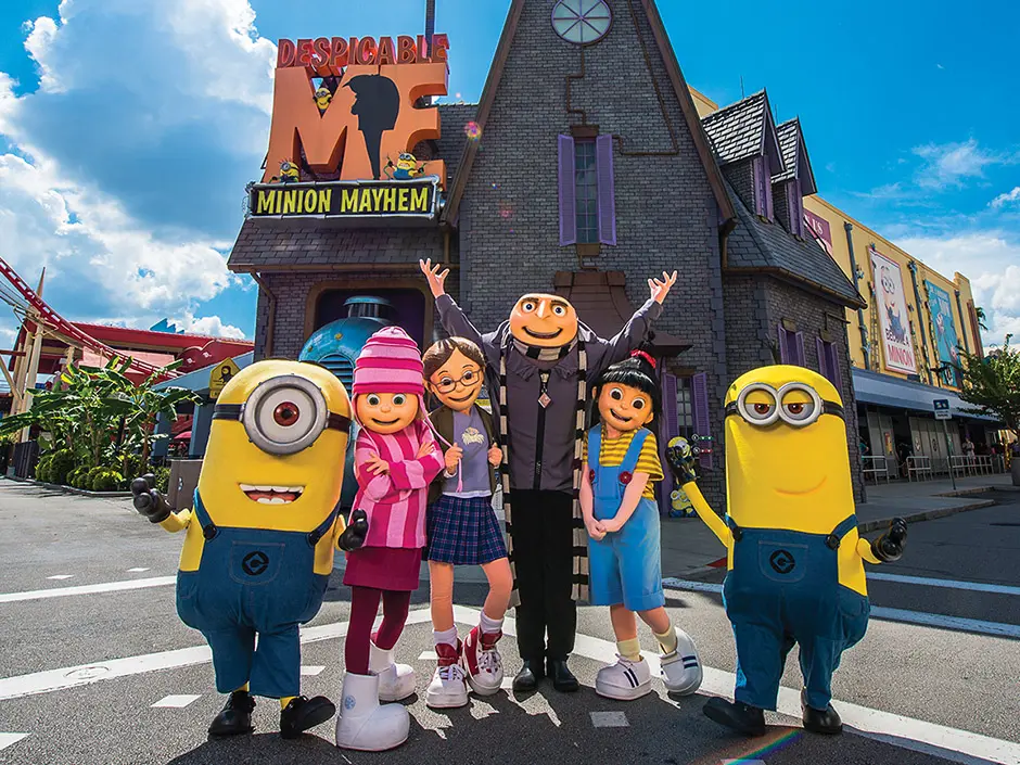 Área dos Minions no Universal Studios em Orlando