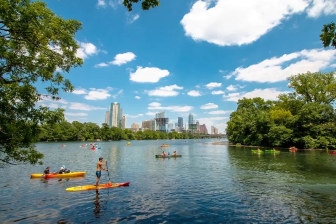 Lady Bird Lake em Austin
