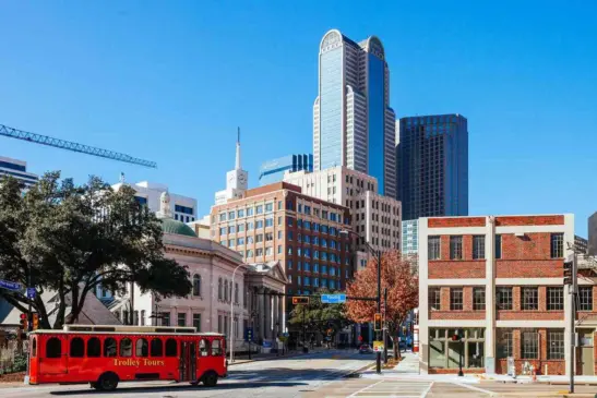 Centro de Dallas no Texas
