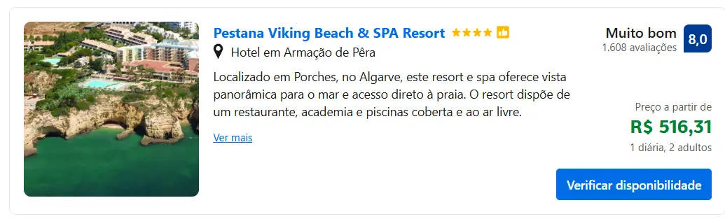 Hotel em Armação de Pêra Hotel em Armação de Pêra