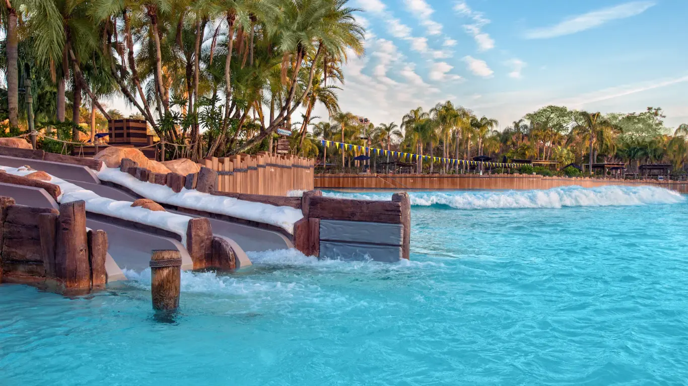 Bay Slides no Disney Typhoon Lagoon