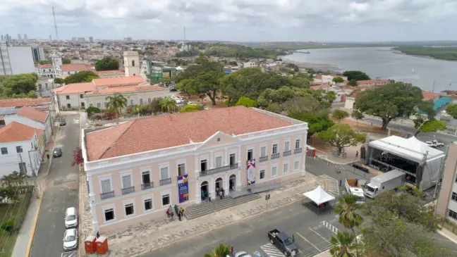 Vista do Palácio Potengi e Pinacoteca do Estado em Natal