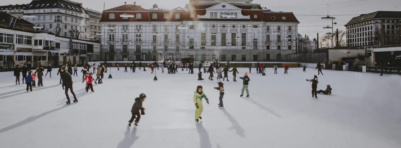 Pista de gelo em Viena 