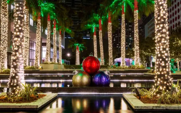 Decoração de Natal em Miami