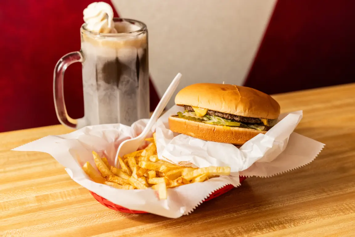 Prato no Dairy-Ette em Dallas