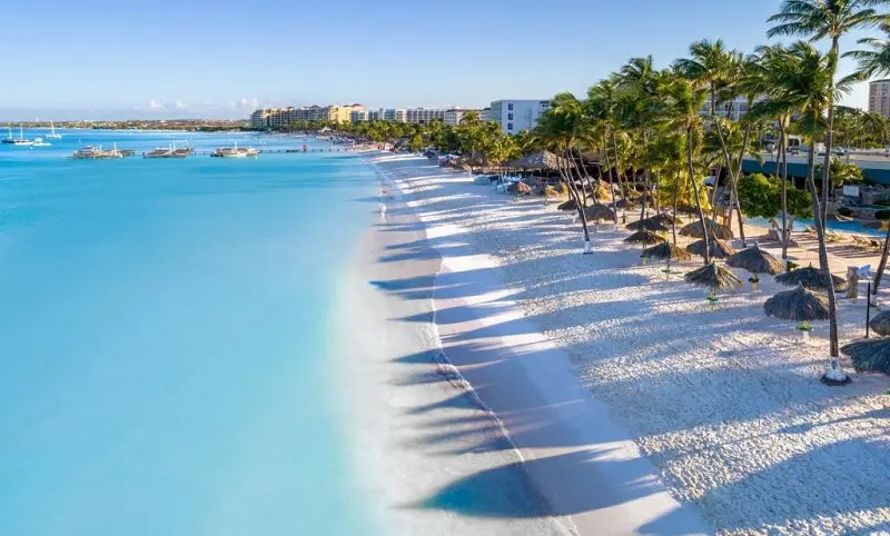 Palm Beach em Aruba Palm Beach em Aruba