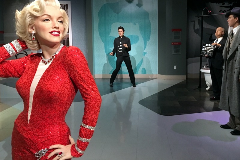 Estátuas no Madame Tussauds em Los Angeles