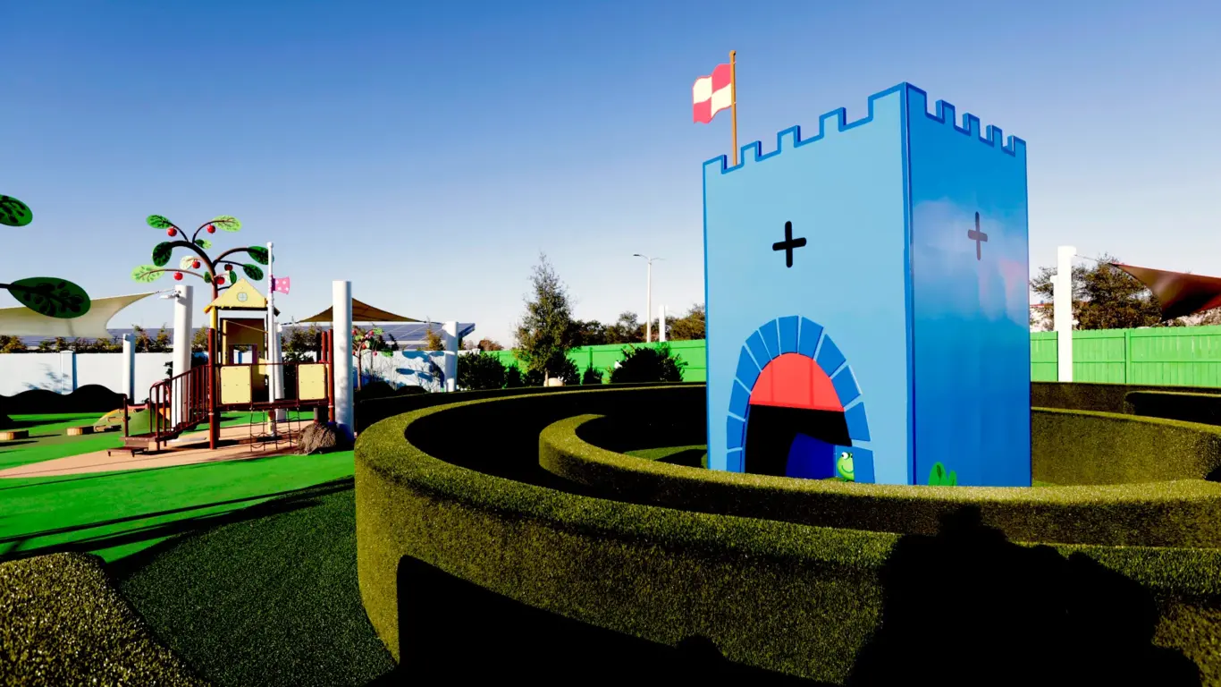 George's Fort no parque da Peppa Pig em Orlando