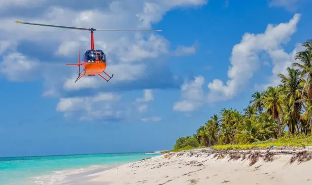 Passeio de helicóptero por Punta Cana