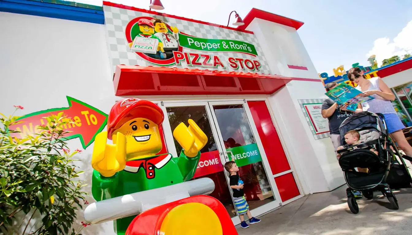 Pepper & Roni's Pizza Stop no Legoland Florida