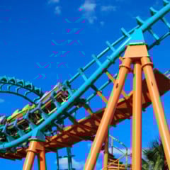 Six Flags Fiesta em San Antonio no Texas
