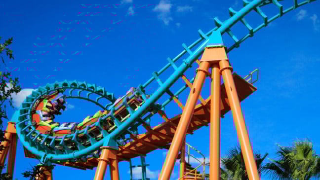 Six Flags Fiesta em San Antonio no Texas