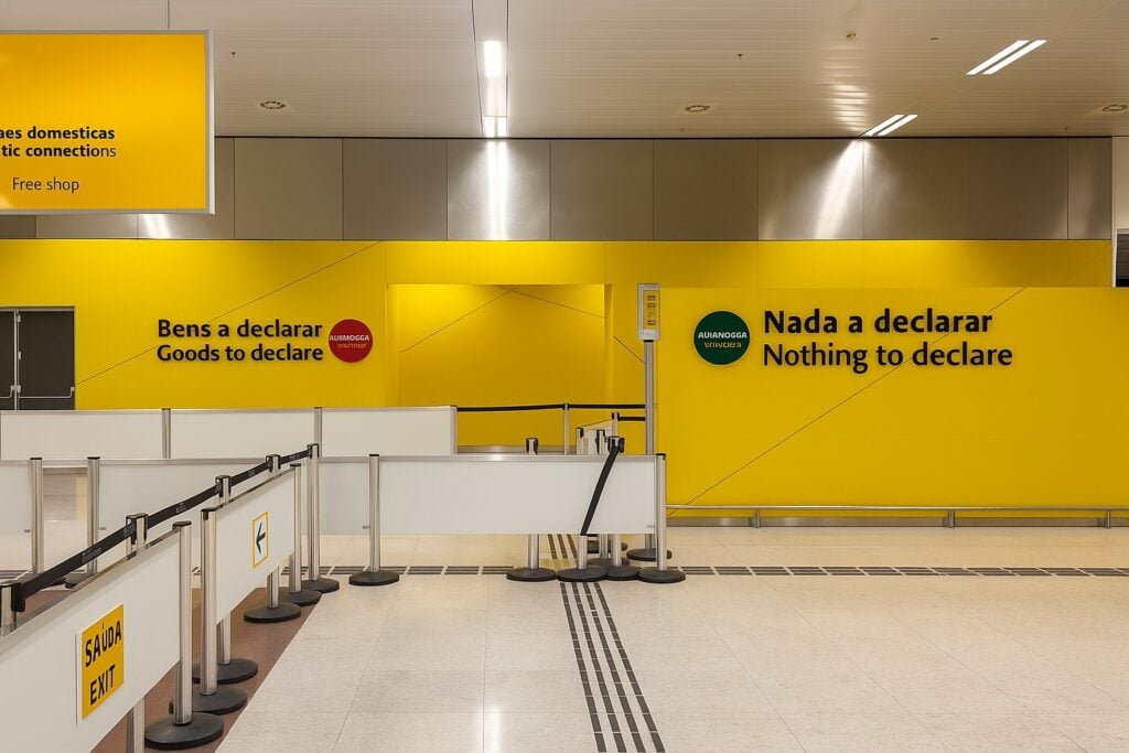 Alfândega no aeroporto de Guarulhos