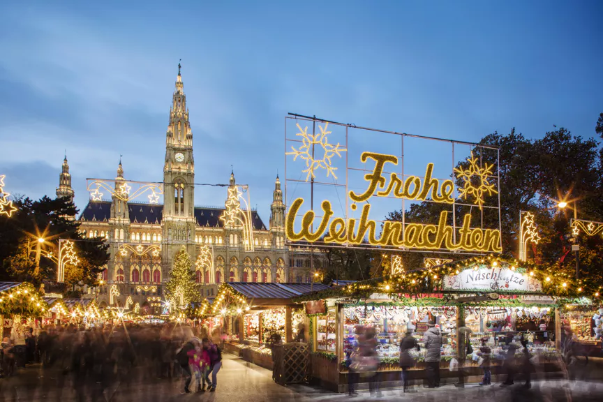 Feiras de Natal começam a aparecer em Viena