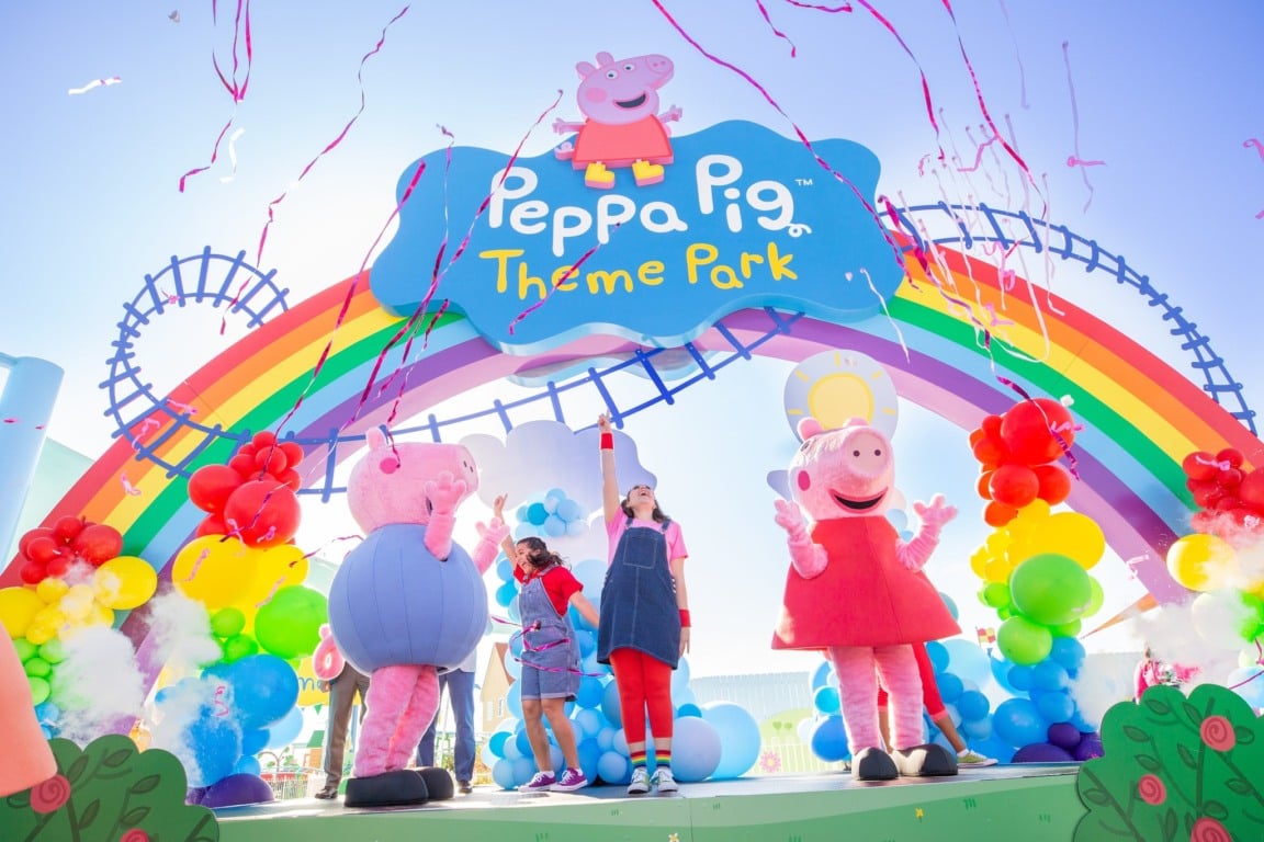 Apresentação no parque da Peppa Pig em Orlando Apresentação no parque da Peppa Pig em Orlando
