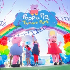 Apresentação no parque da Peppa Pig em Orlando
