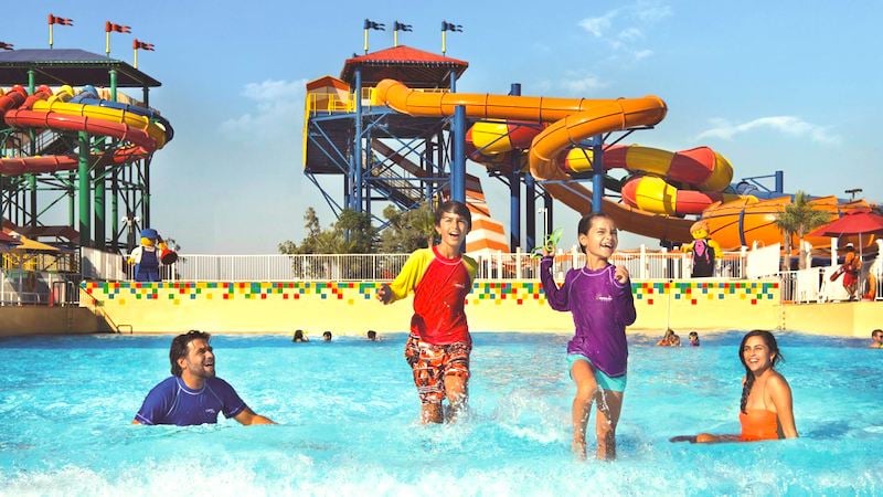 LEGO Wave Pool no Legoland Water Park Florida LEGO Wave Pool no Legoland Water Park Florida