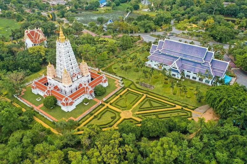 Templo Wat Yansangwararam em Pattaya - vista