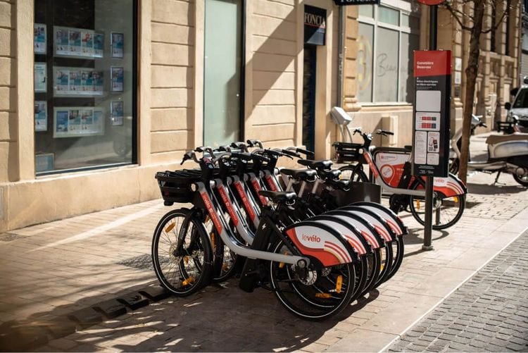 Bicicleta elétrica em Marselha