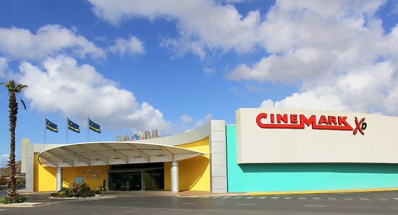 Fachada do Shopping Sambil em Curaçao