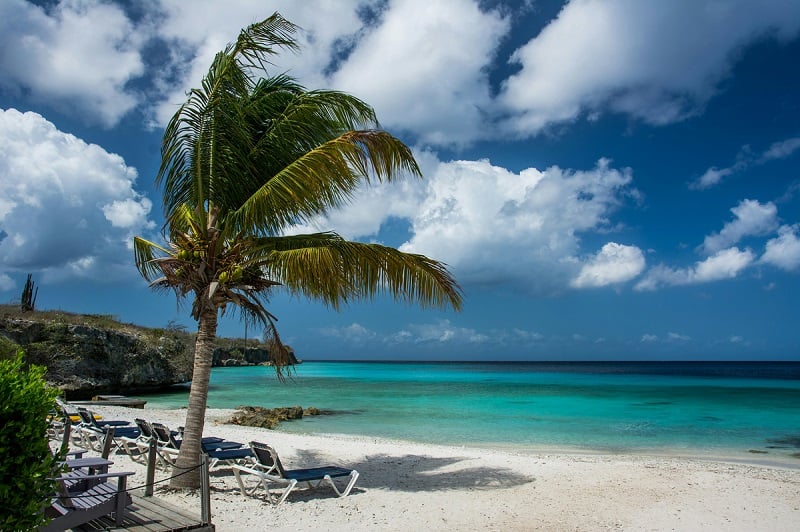 Mar cristalino de Klein Curaçao