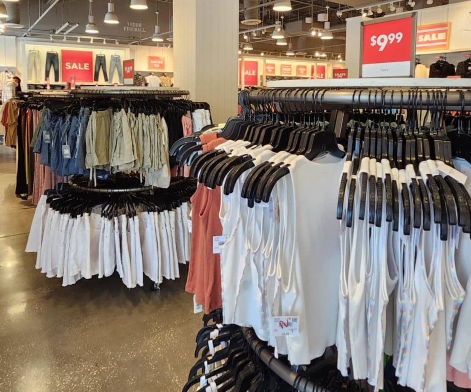Roupas no outlet Lake Buena Vista Factory Stores