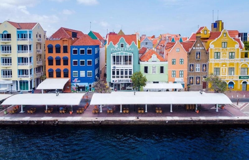 Região de Punda em Curaçao