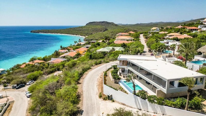 Região da praia Cas Abao em Curaçao