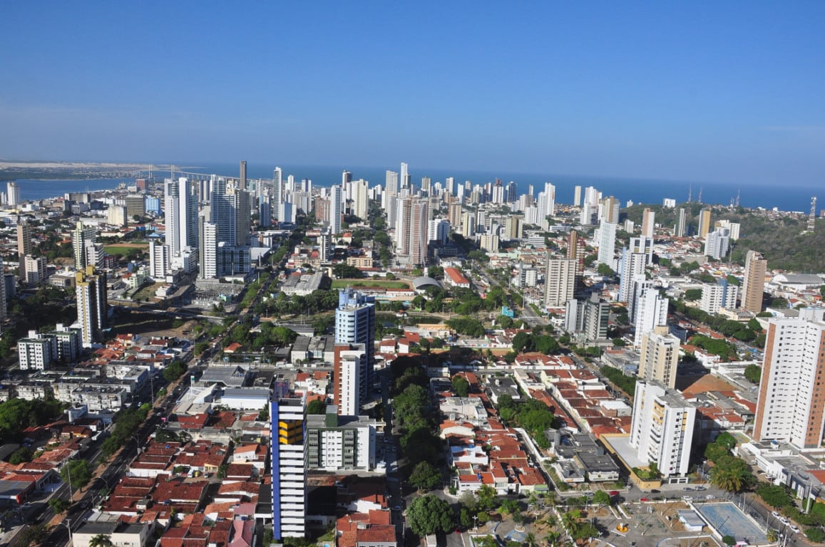 Vista aérea da cidade de Natal