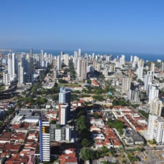 Vista aérea da cidade de Natal