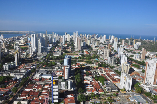 Vista aérea da cidade de Natal