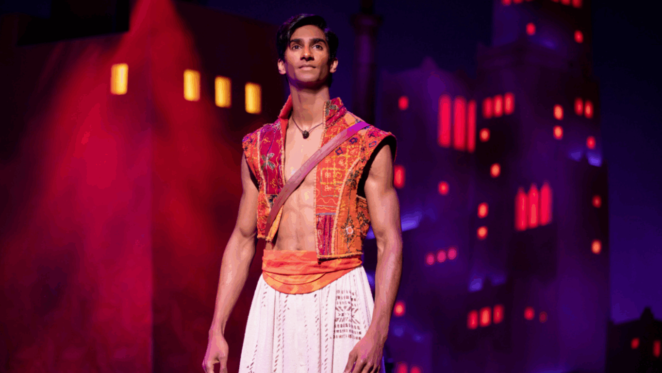Aladdin no Musical Aladdin na Broadway em Nova York