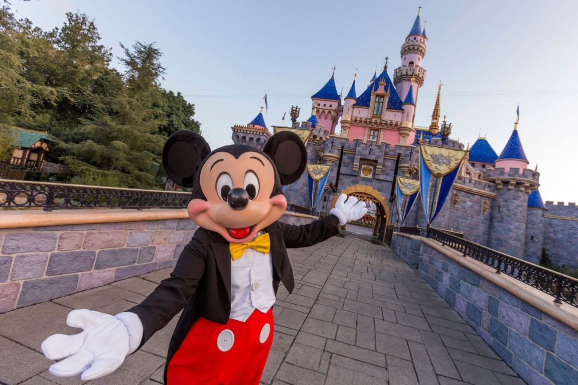 Mickey na Disneyland em Anaheim