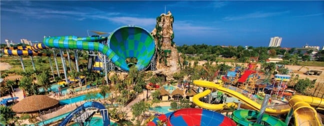 Parque aquático Vana Nava Water Jungle em Hua Hin