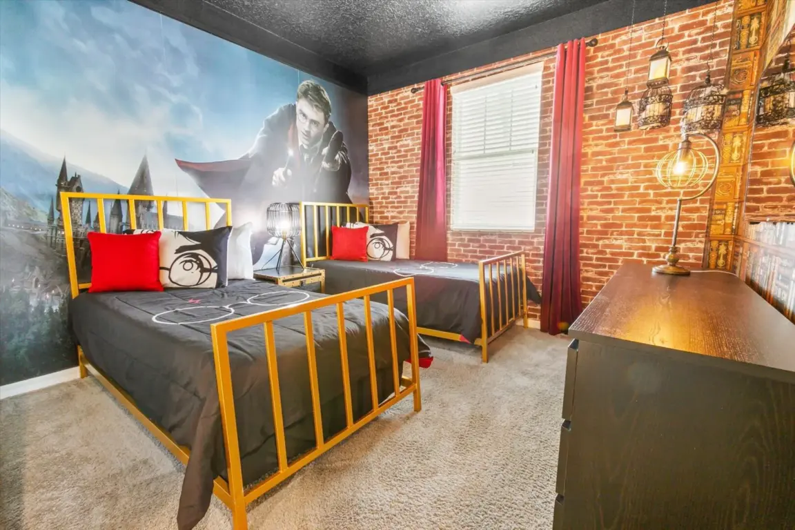 Quarto temático de Harry Potter em casa no resort Solara em Orlando