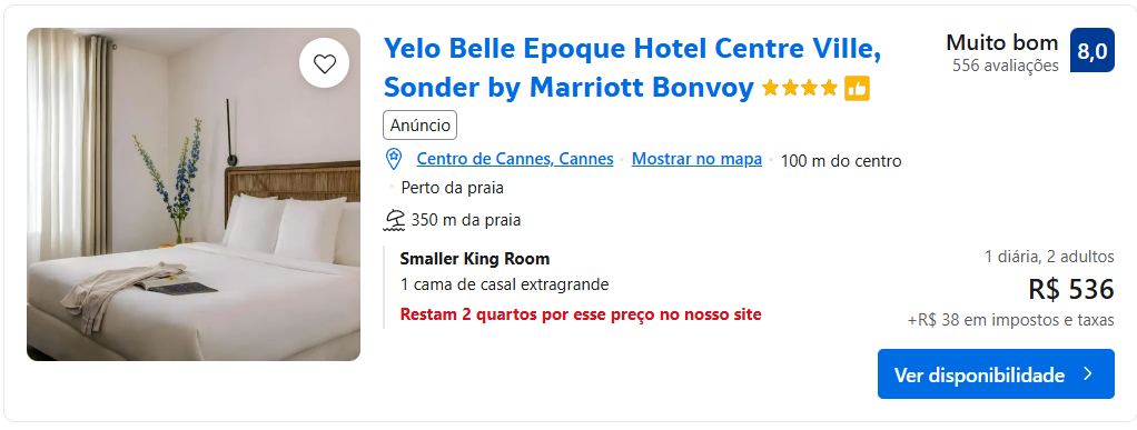 Hotel em Cannes
