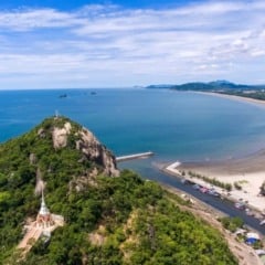 Templo Wat Khao Takiab em Hua Hin