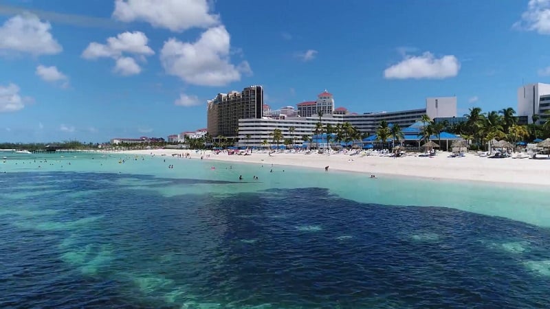 Cable Beach nas Bahamas