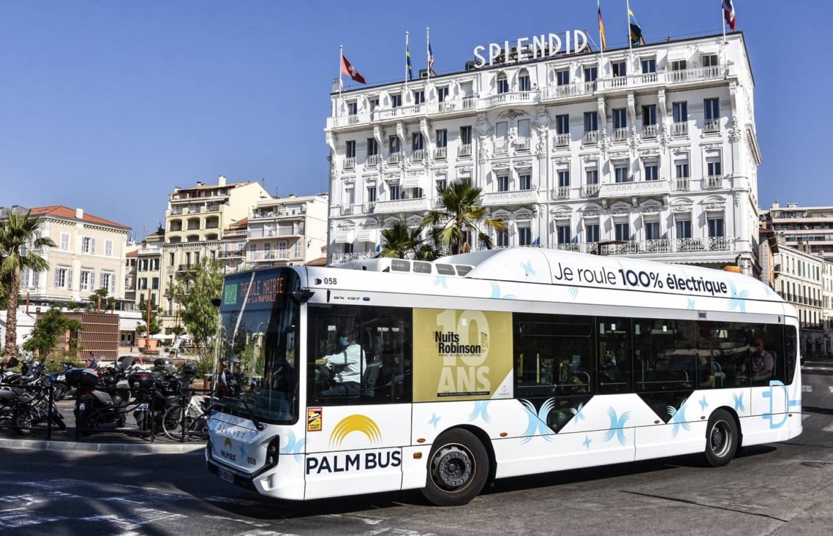 ônibus em Cannes
