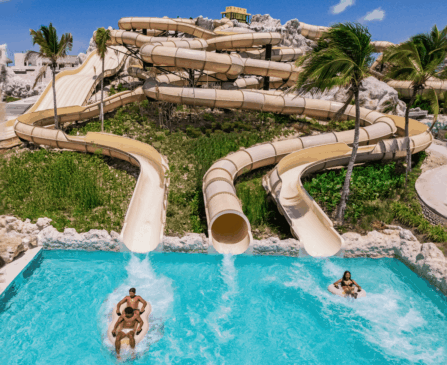 Ingresso do El Dorado Water Park em Punta Cana