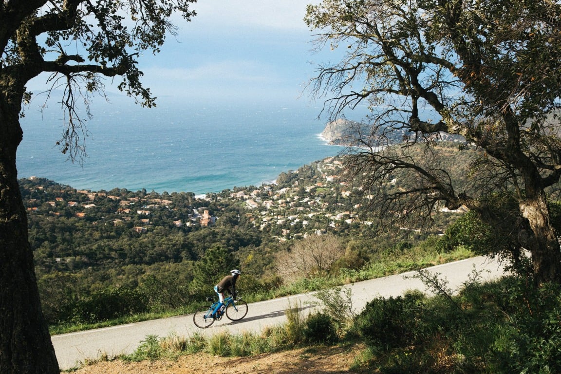 Bicicleta na Costa Azul