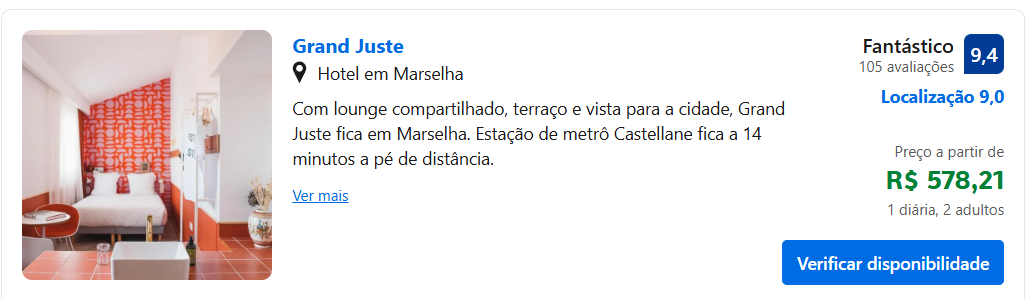 Hotel em Marselha