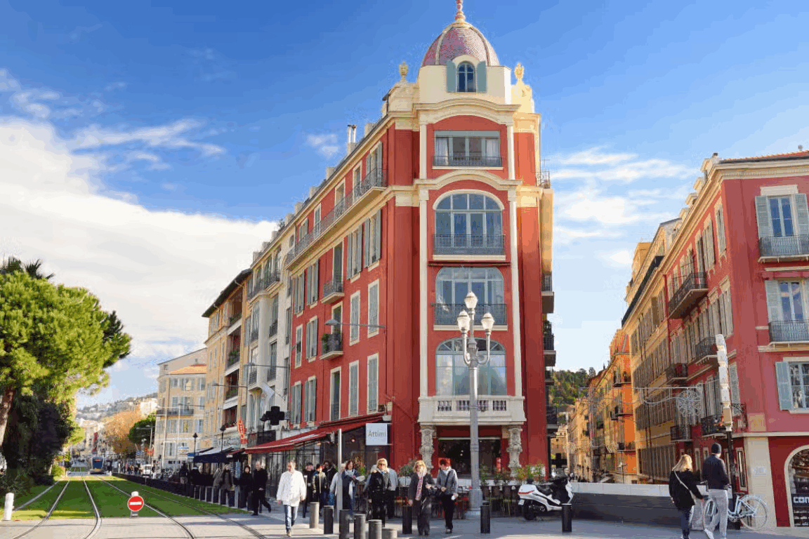 Centro histórico em Nice