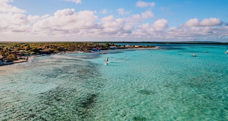 Sorobon Beach na ilha Bonaire
